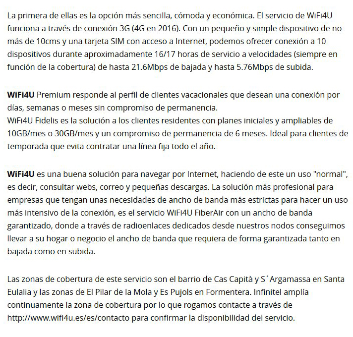 Velocidad de fibra para todos gracias a Infinitel Diario de Ibiza 2019 08 30 13.10.12p2